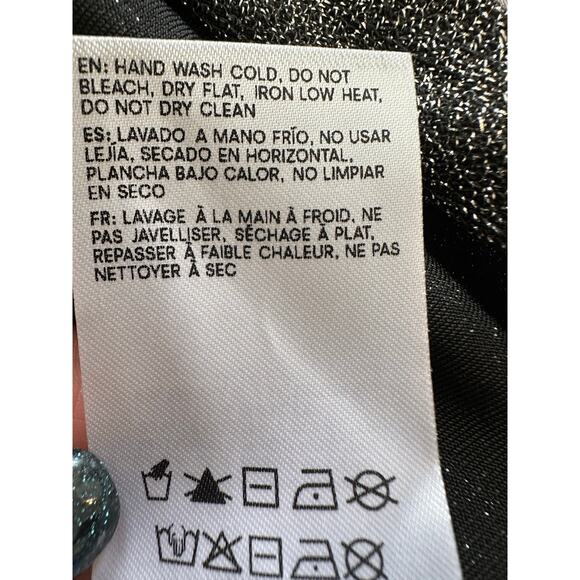 Reformation x Camille Rowe Esen Dress - Sparkle Chrome Metallic- Size Small - Picture 9 of 9